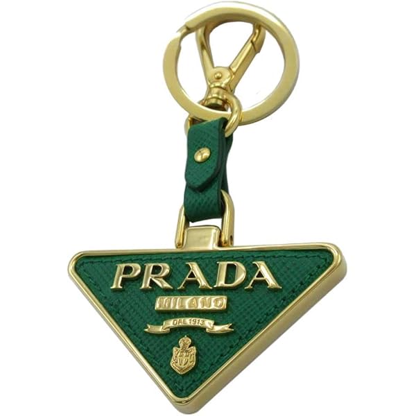 Amazon | [Prada] [プラダ] キーホルダー サフィアーノ トライアングル